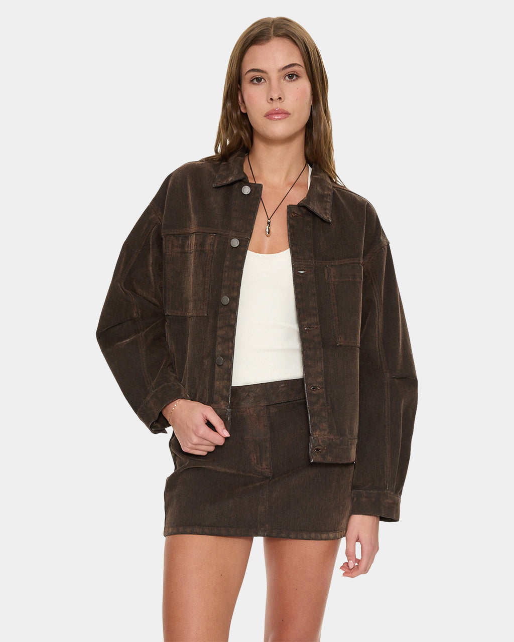BAILEY FLOCKED JACKET 5DC