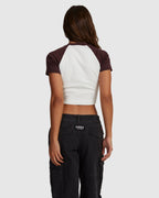 WOMENS CHERUB RAGLAN MICRO T-SHIRT