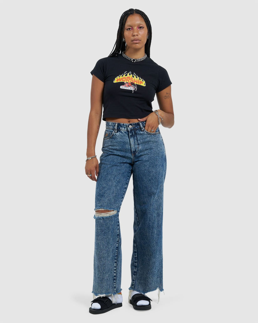 WOMENS REST STOP TEENY T-SHIRT