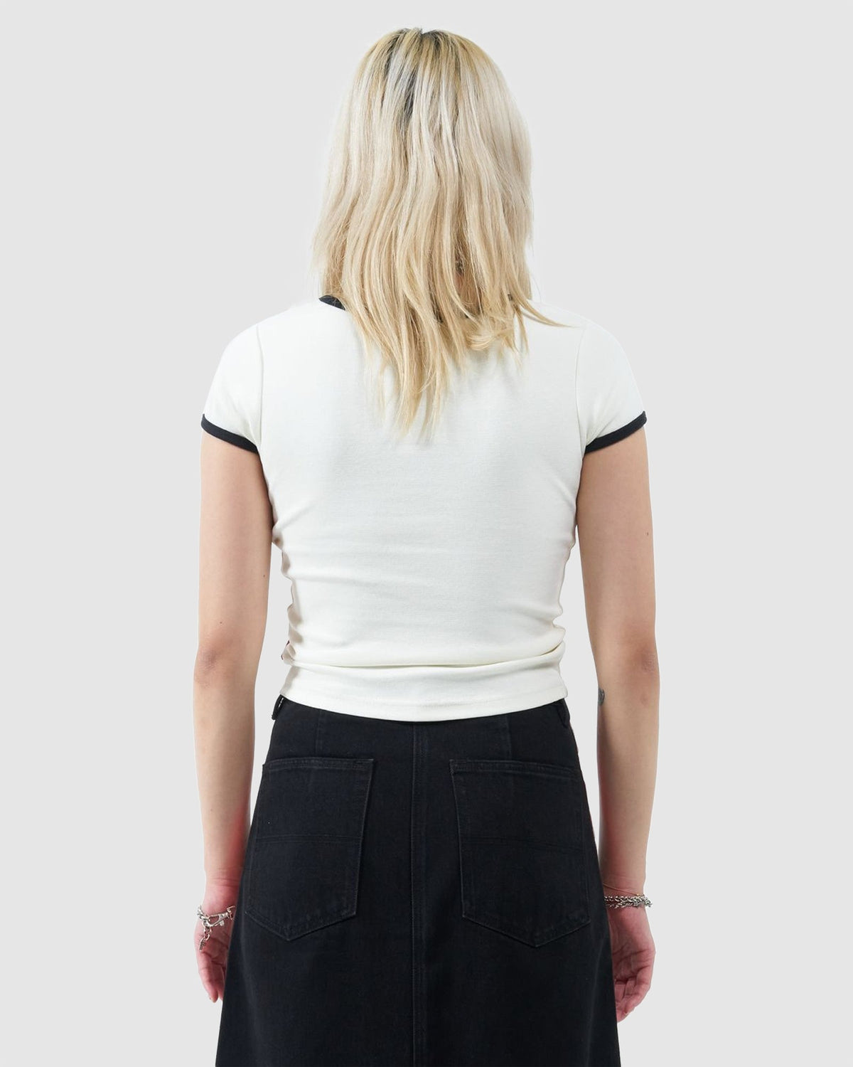 Womens Hot Plate Slim Ringer T-Shirt