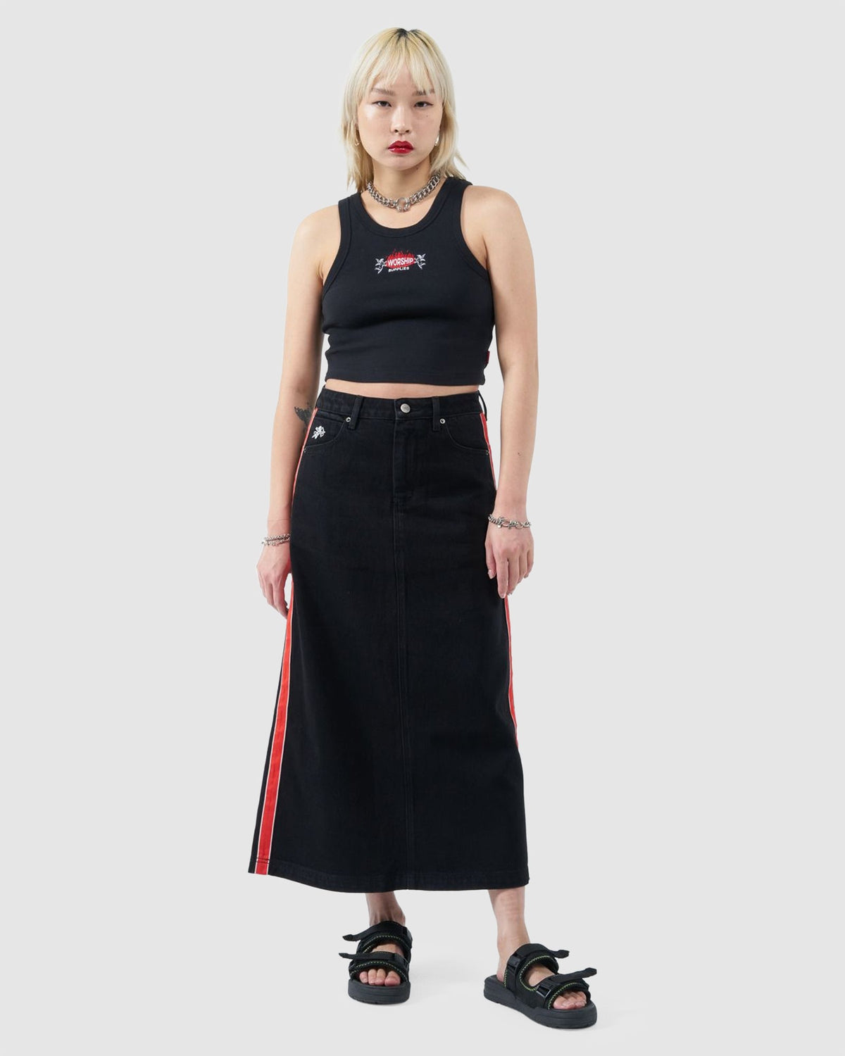 WOMENS HOT PLATE CURVE TANK TOP