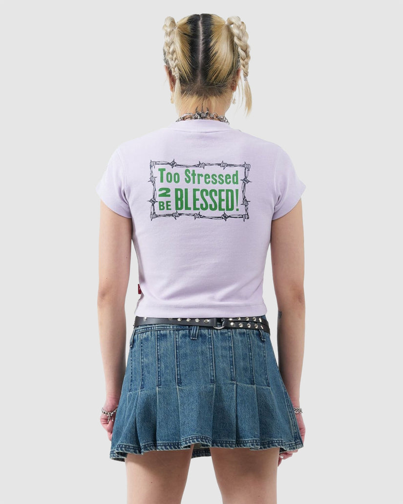Womens Stress Less Teeny T-Shirt
