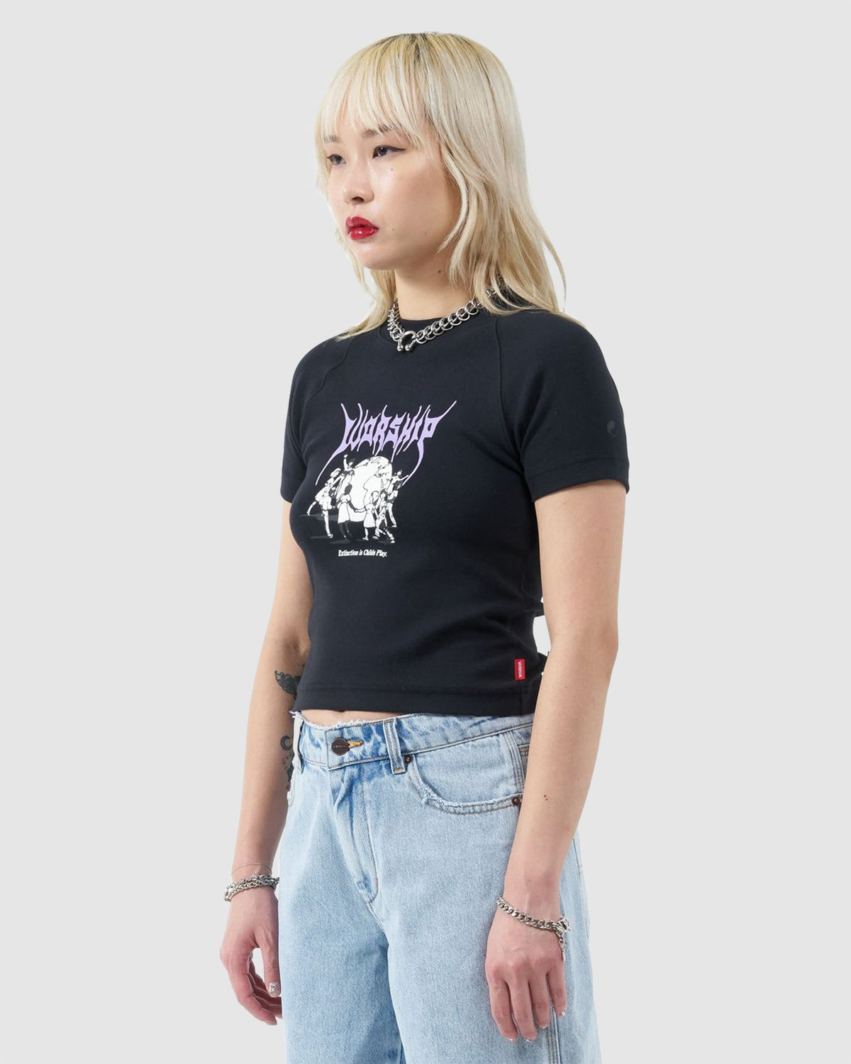 WOMENS CHILDS PLAY SLIM RAGLAN T-SHIRT