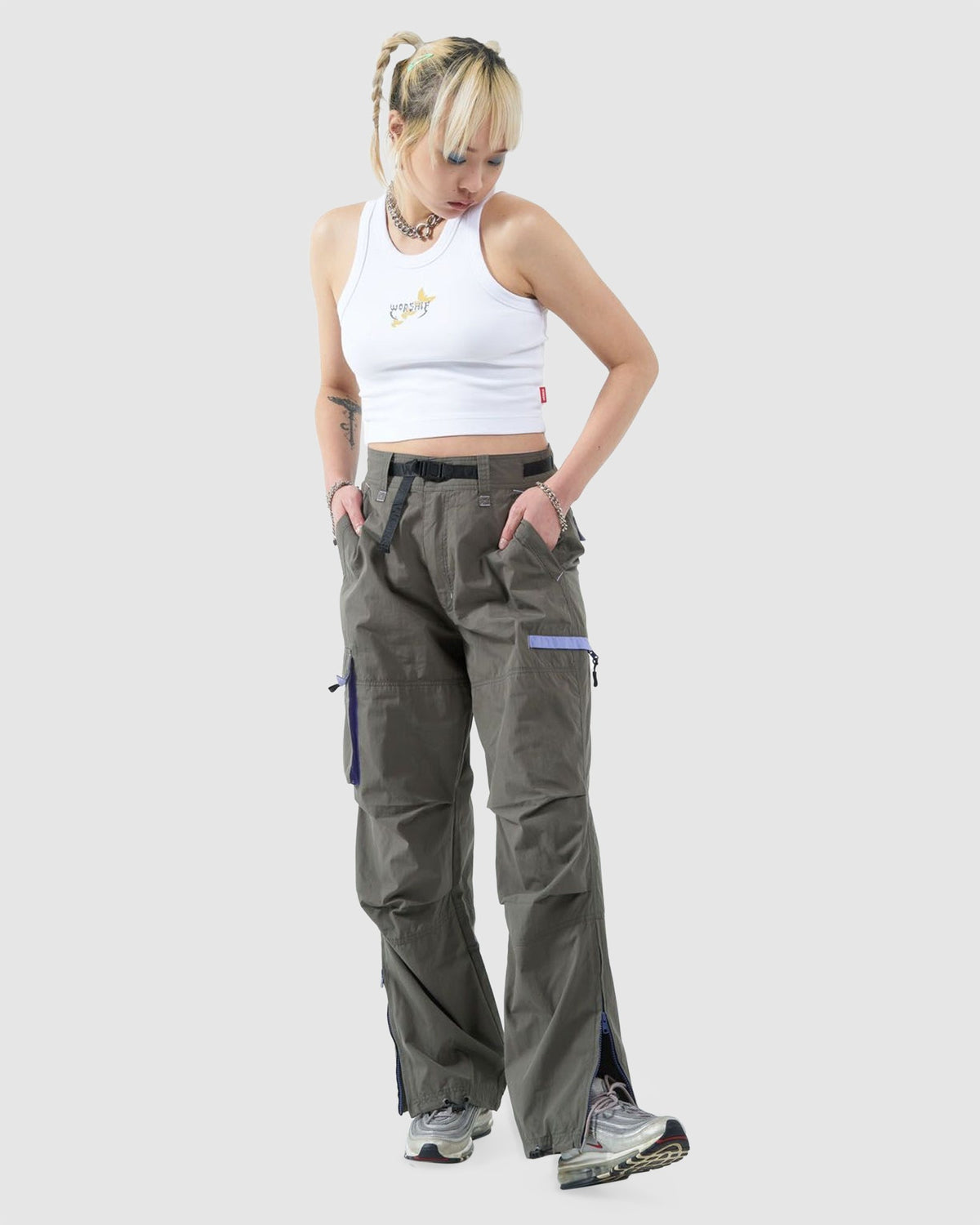WOMENS GOLDEN RULE UTILITY PANT