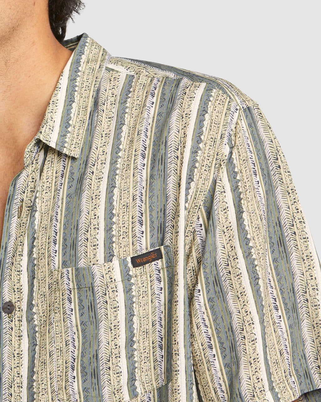 Mens Garageland Fern Stripe Shirt