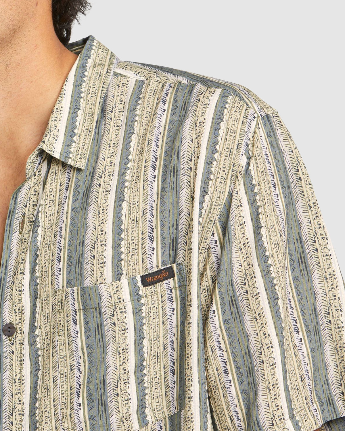 Mens Garageland Fern Stripe Shirt