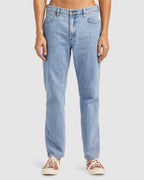 Mens Eazy Straight Cowboy Blue Denim Pants