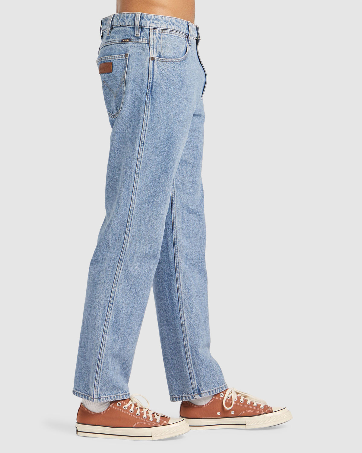 Mens Eazy Straight Cowboy Blue Denim Pants
