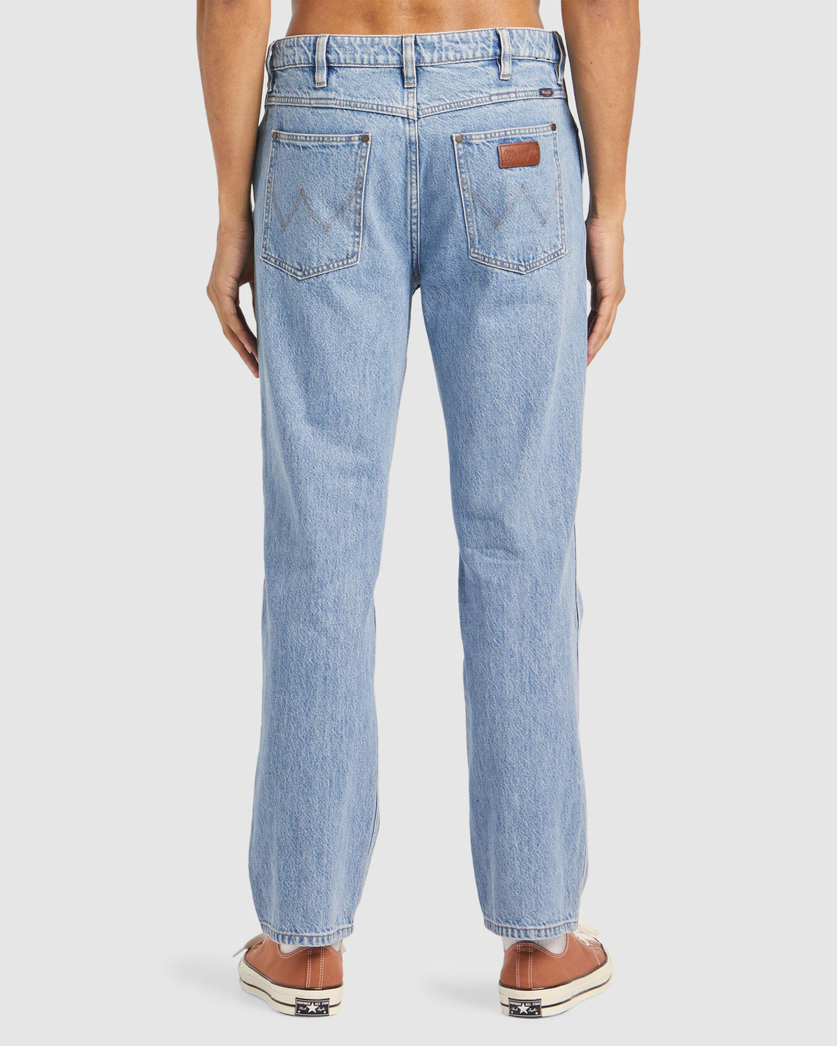 Mens Eazy Straight Cowboy Blue Denim Pants