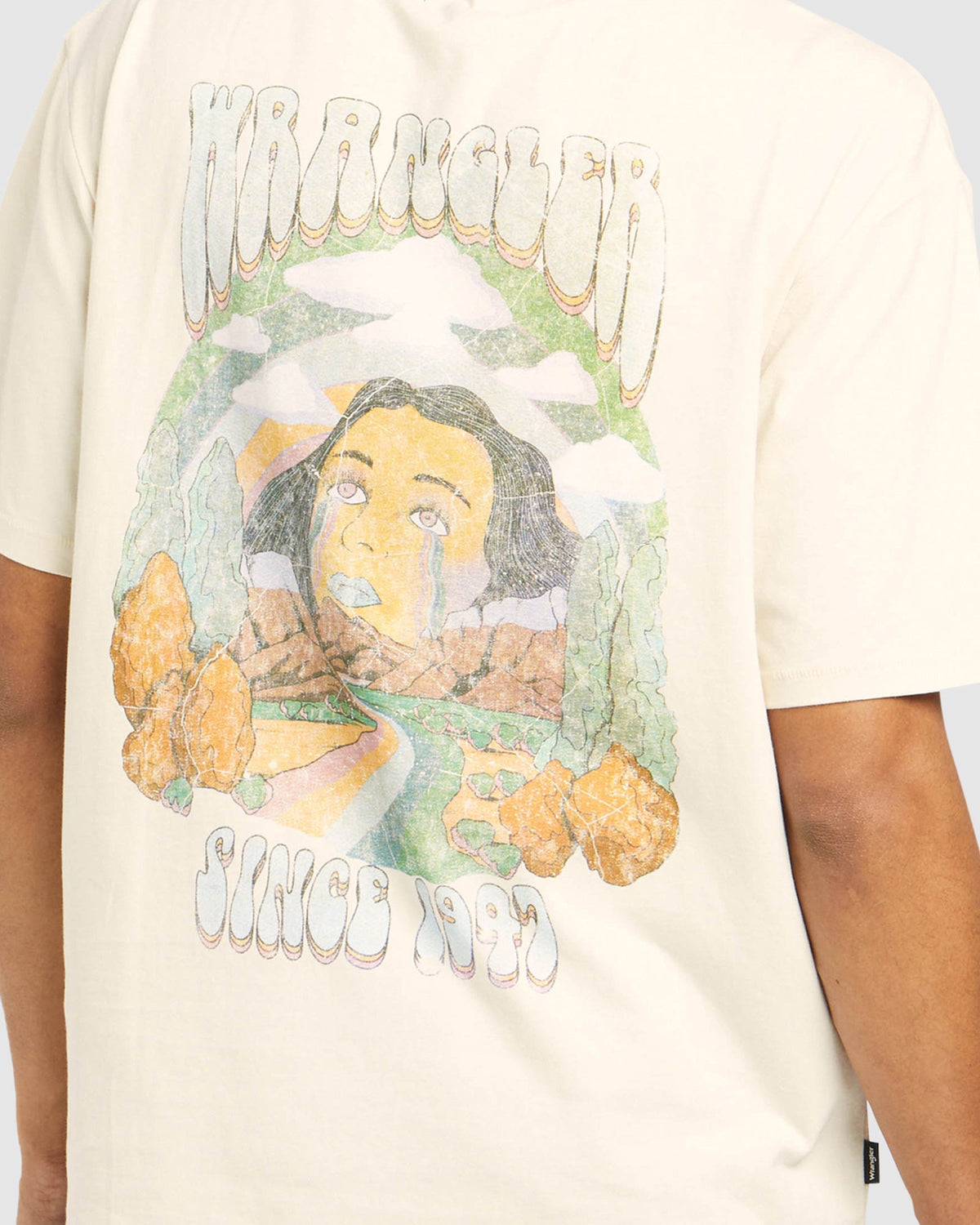 MENS RAINBOW TEARS BAGGY T-SHIRT
