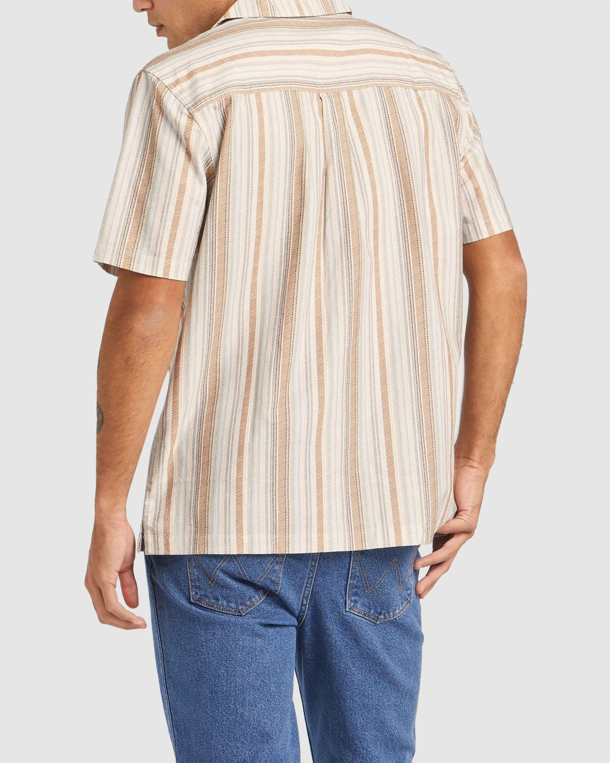 MENS RESORT SHIRT BADLANDS STRIPEP