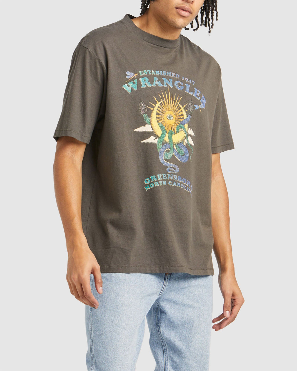 MENS LUNA SERPENT SLACKER T-SHIRT