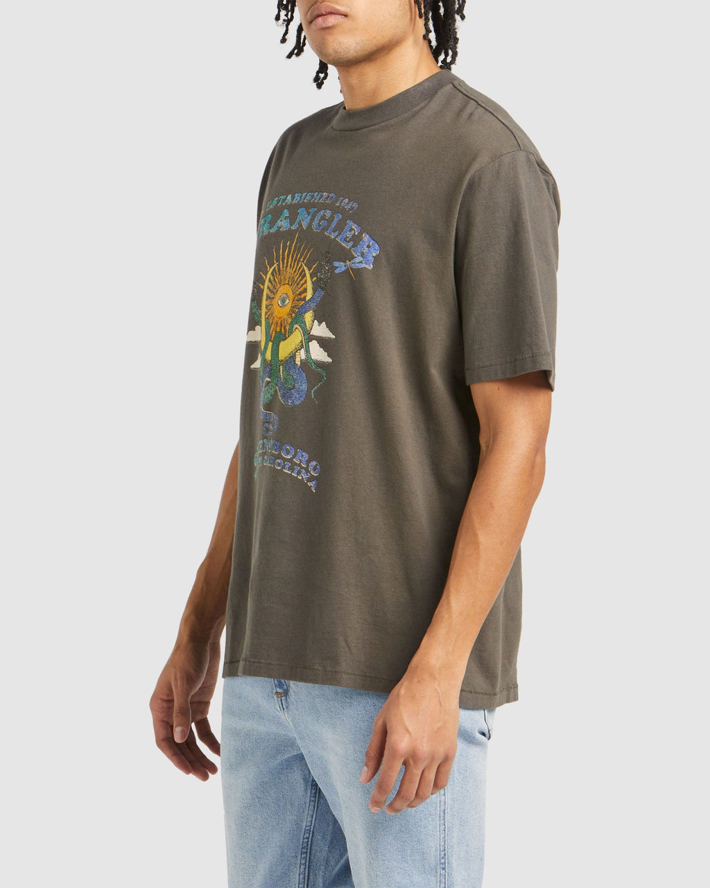 MENS LUNA SERPENT SLACKER T-SHIRT