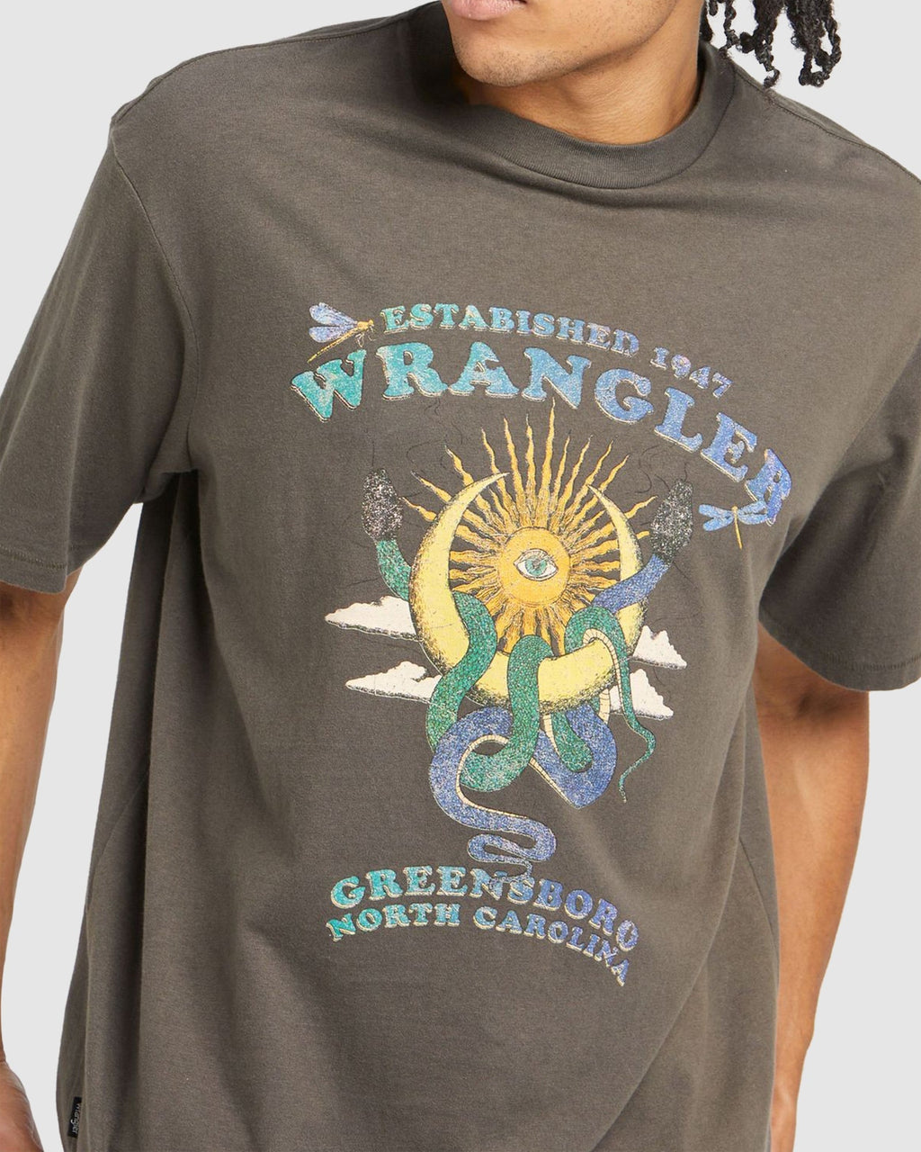 MENS LUNA SERPENT SLACKER T-SHIRT