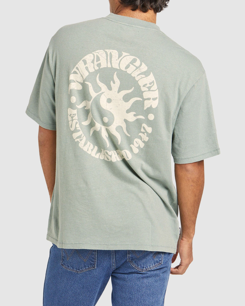 MENS SUN YIN SLACKER WASHED T-SHIRT