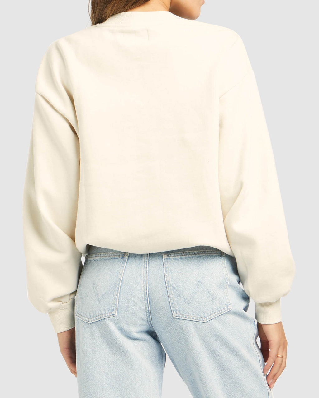 WOMENS SLOUCH SWEAT DOUBLE-TAKE CREW