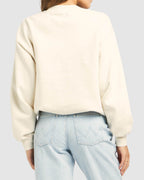 WOMENS SLOUCH SWEAT DOUBLE-TAKE CREW