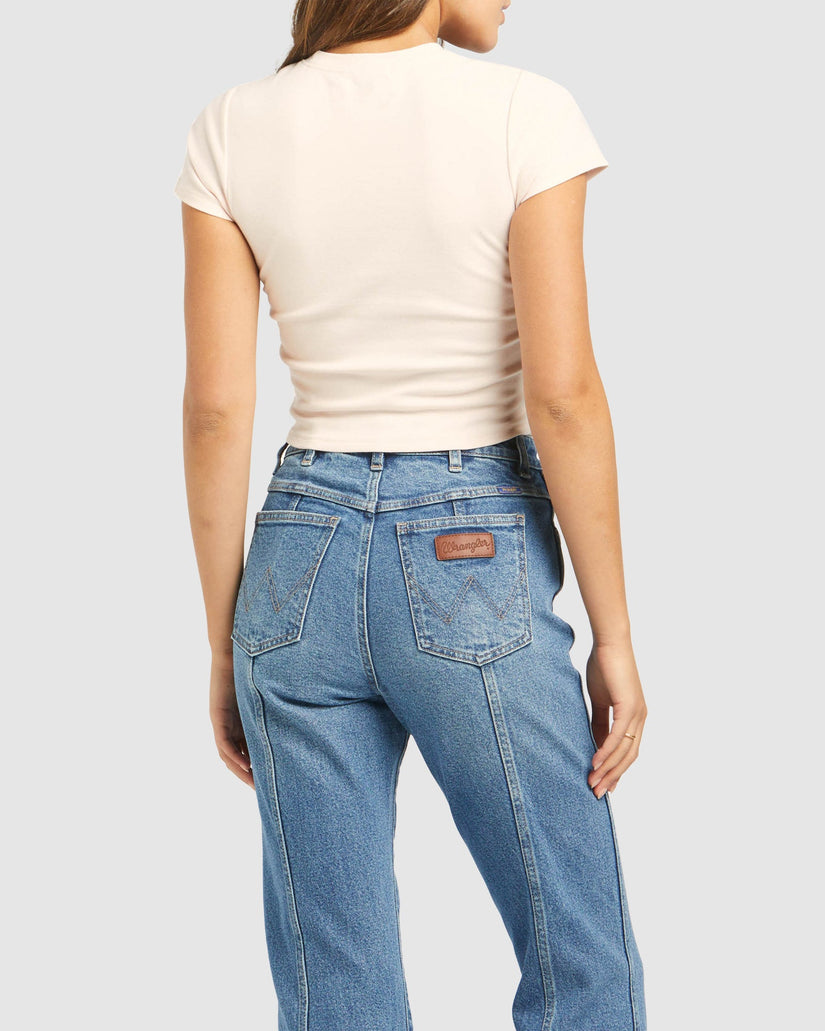 WOMENS BABY RIB T-SHIRT