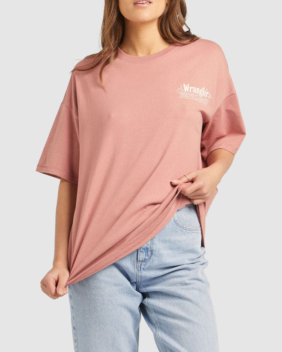 WOMENS BOXY SLOUCH MUSHROOM FIELD T-SHIRT