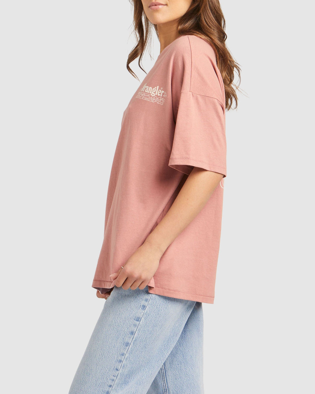 WOMENS BOXY SLOUCH MUSHROOM FIELD T-SHIRT