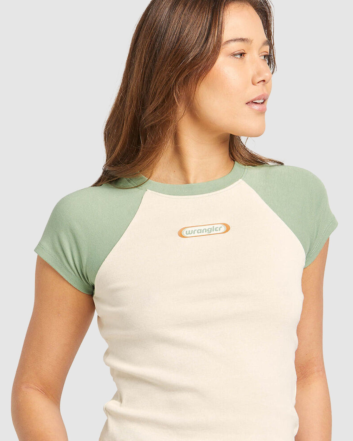 WOMENS BABY RAGLAN 60S IMPRINT T-SHIRT