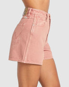 WOMENS HI BELLS SHORT FADED CLAY