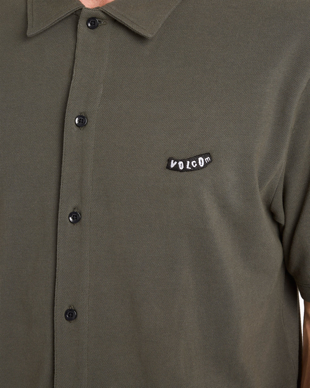 Mens Chavo Button Short Sleeve Shirt