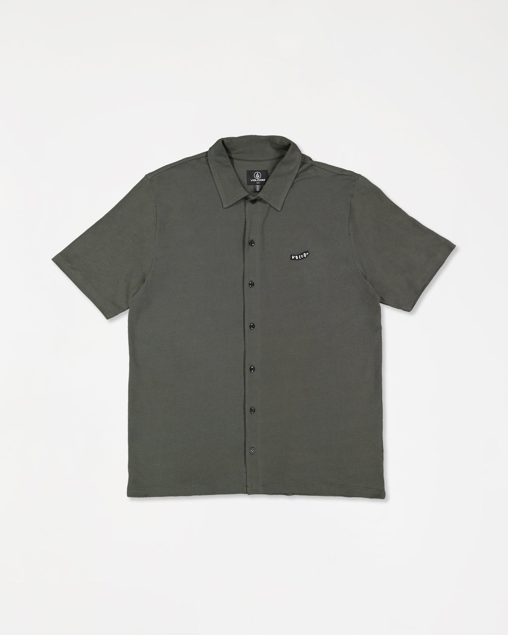 Mens Chavo Button Short Sleeve Shirt