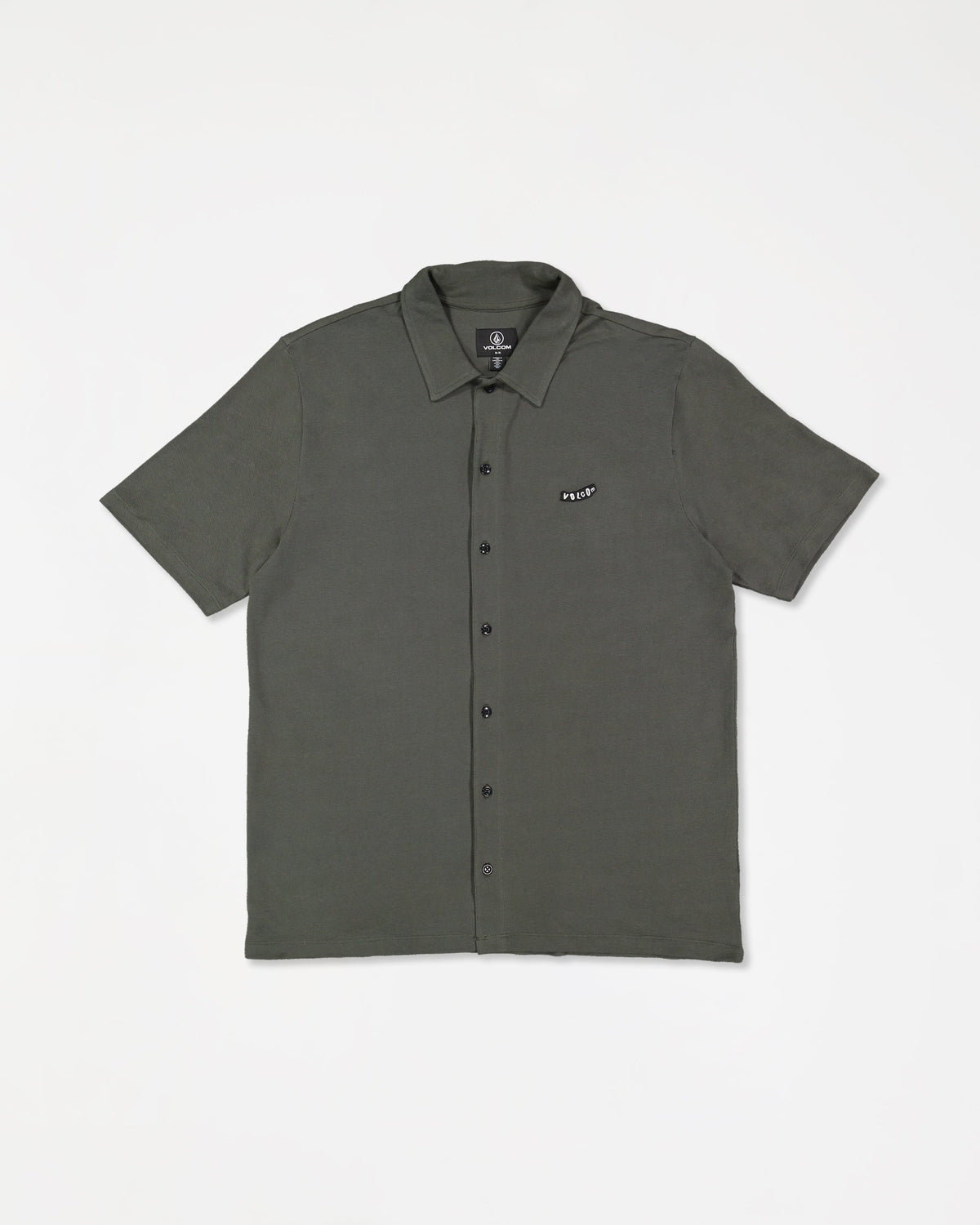 Mens Chavo Button Short Sleeve Shirt