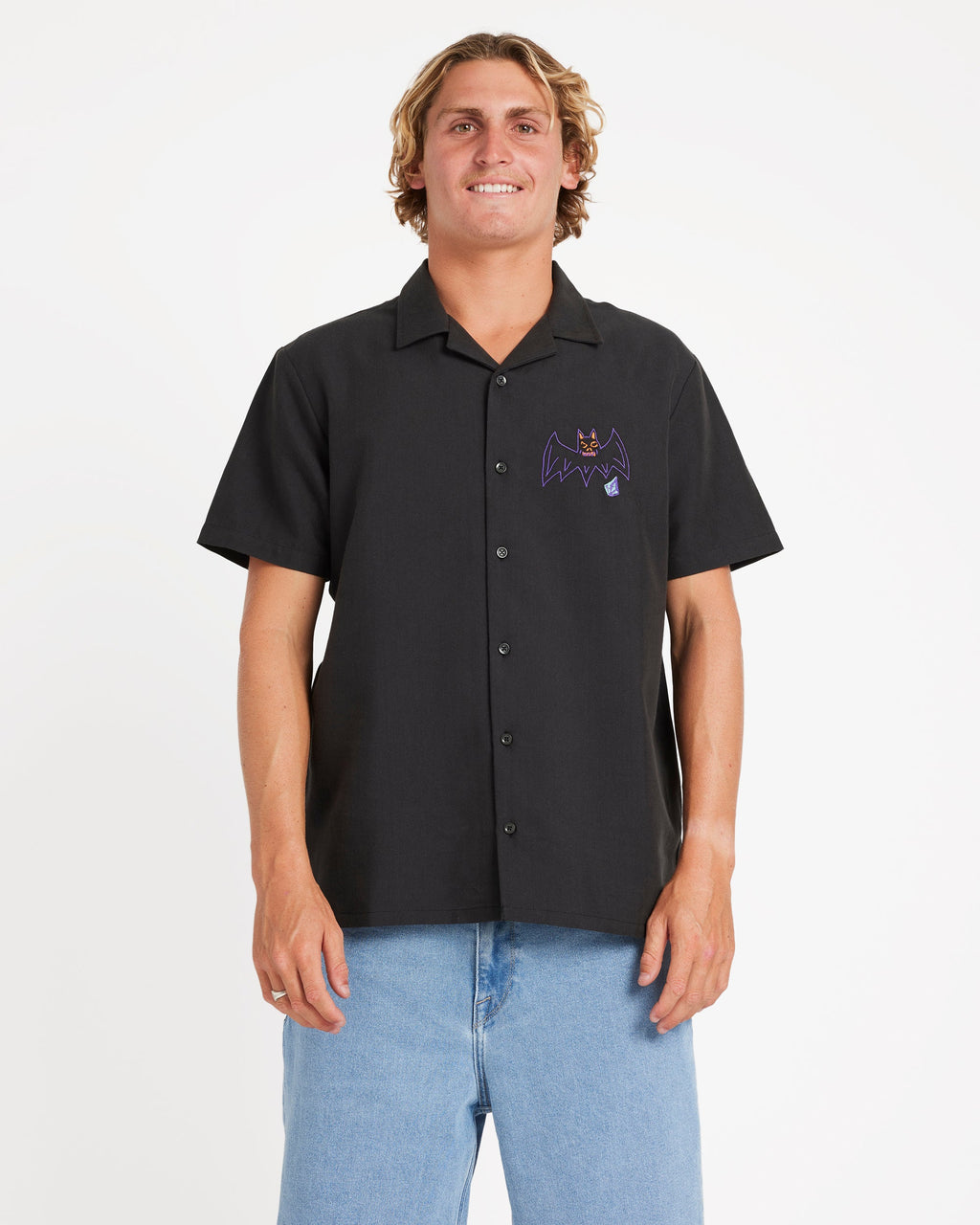 Mens Featured Artist Ozzy Woven Short Sleeve Shirt