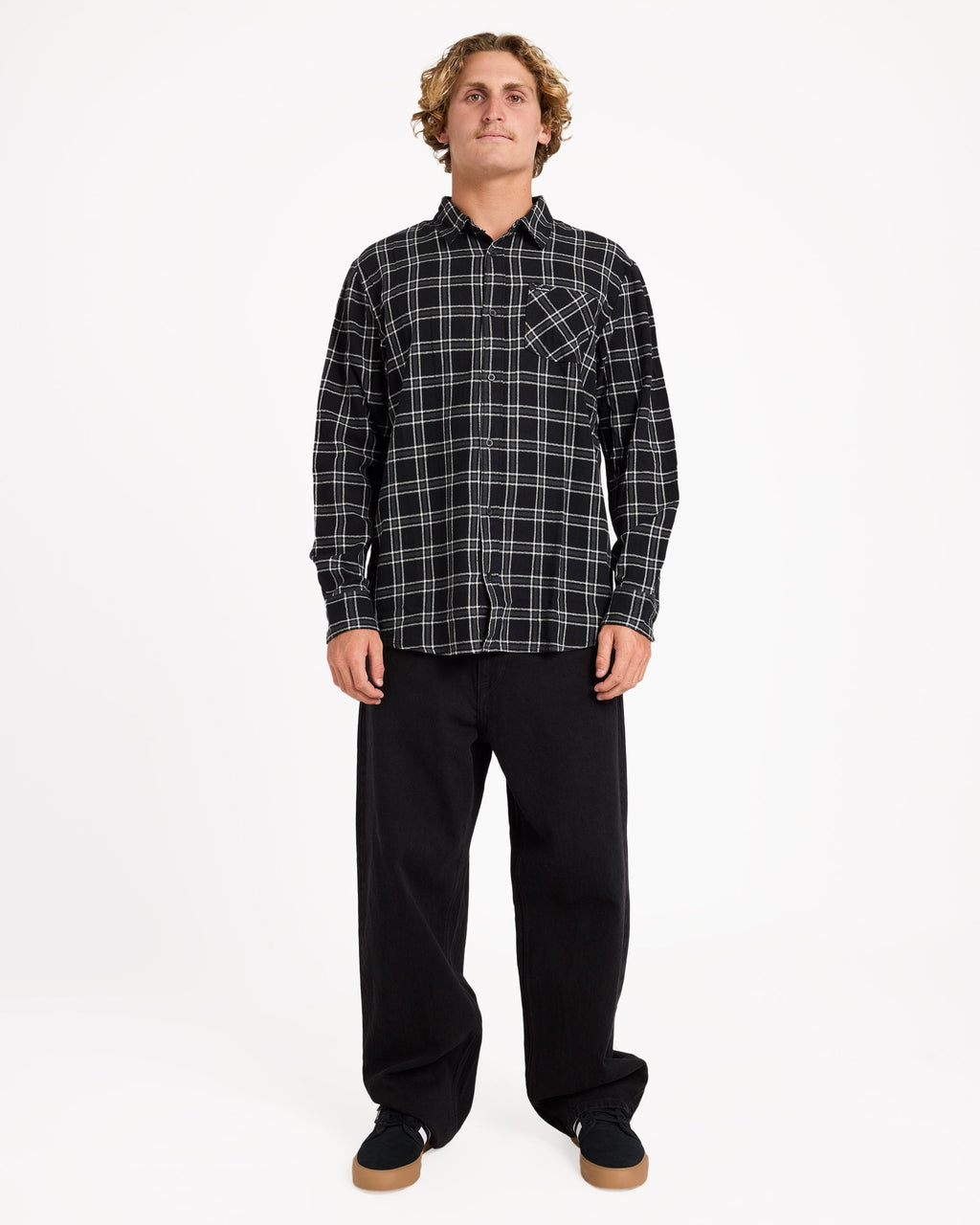Mens Loreto Flannel Long Sleeve Shirt