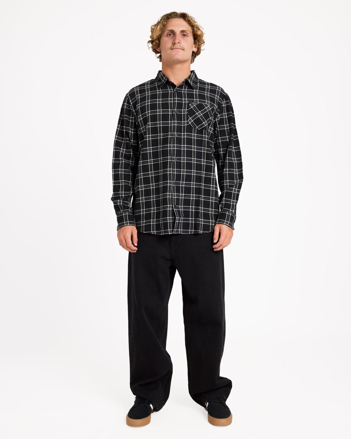 Mens Loreto Flannel Long Sleeve Shirt