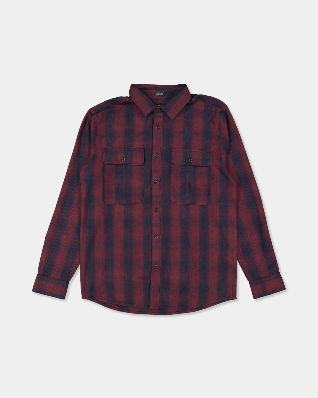 Mens Shadowstone Flannel Long Sleeve Shirt