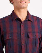 Mens Shadowstone Flannel Long Sleeve Shirt