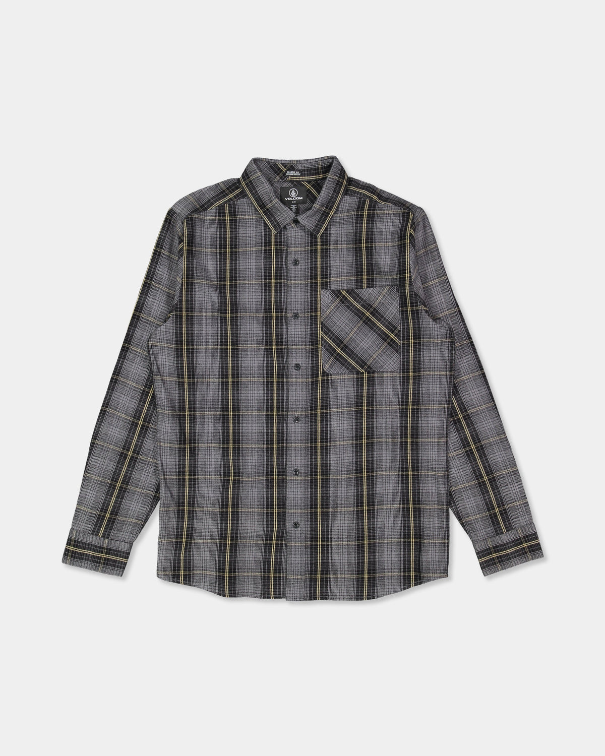 Mens Heavy Twills Flannel Long Sleeve Shirt