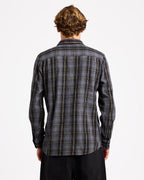 Mens Heavy Twills Flannel Long Sleeve Shirt