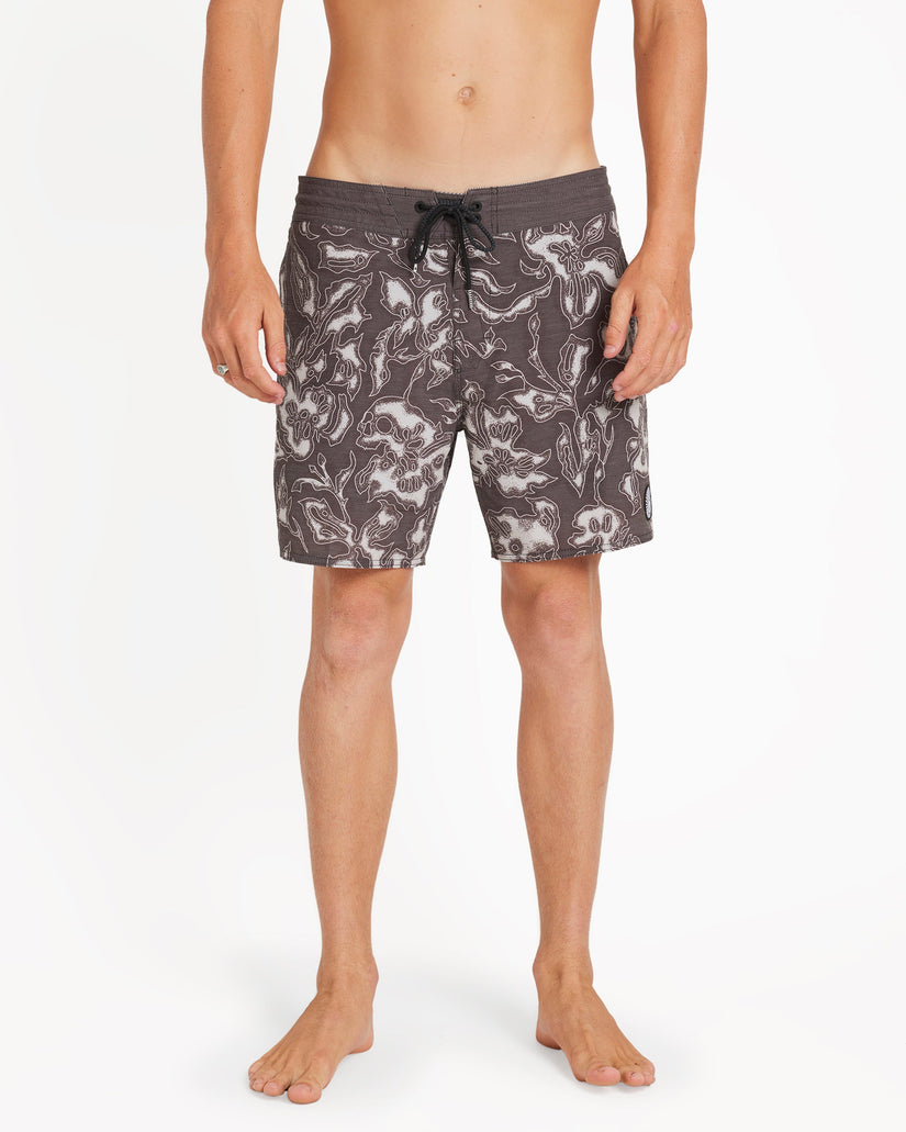 Mens Psych Cotton Stretch Stoney 17" Boardshort