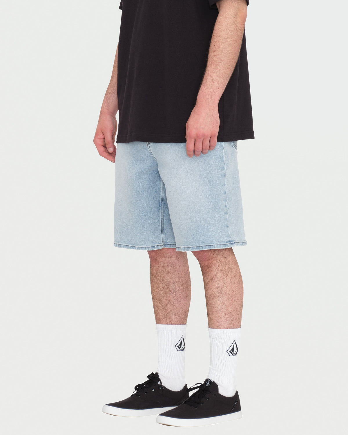 Mens Billow Denim Shorts