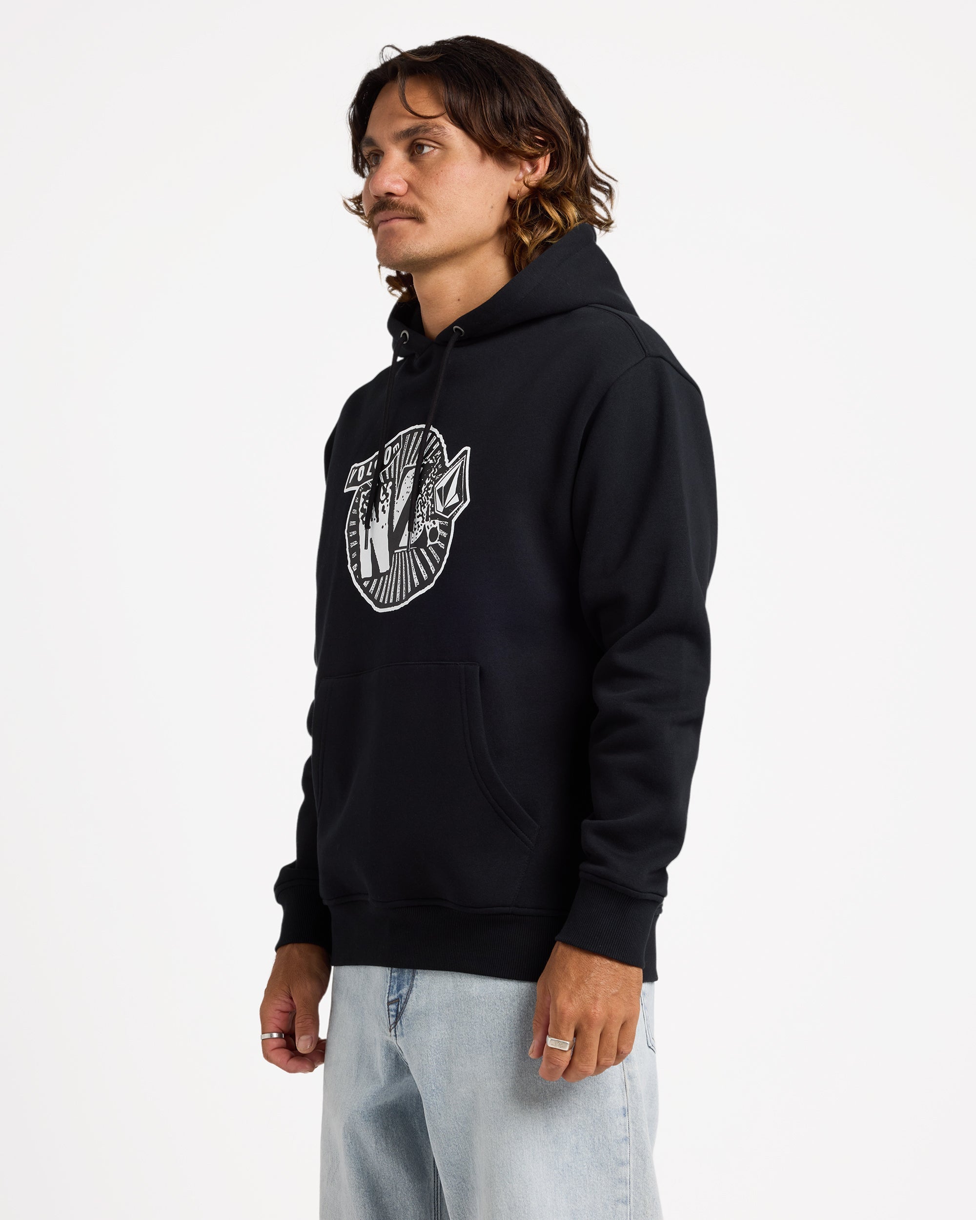 Mens Volnz Pullover Hoodie