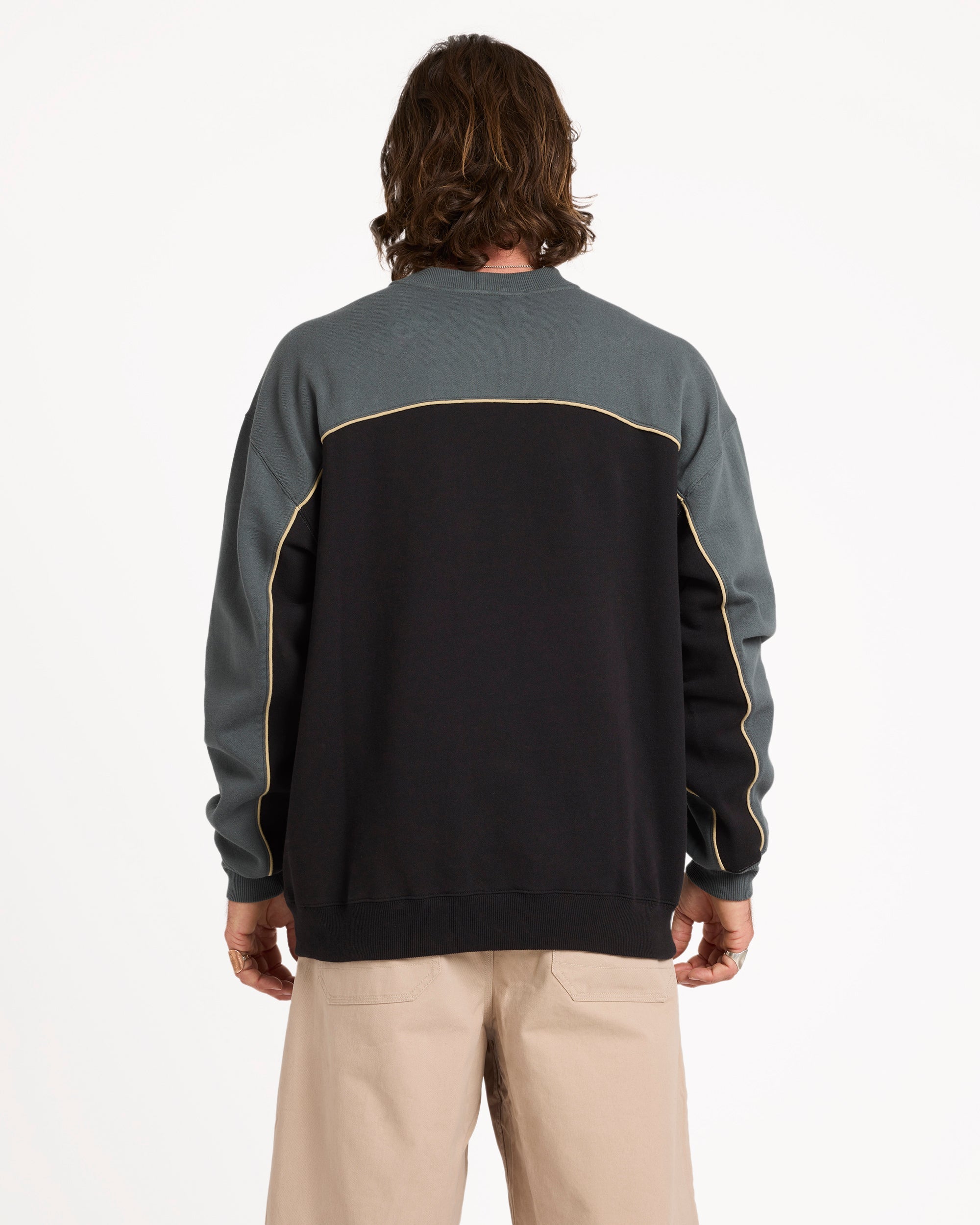 Mens 2k Stone Crew Neck