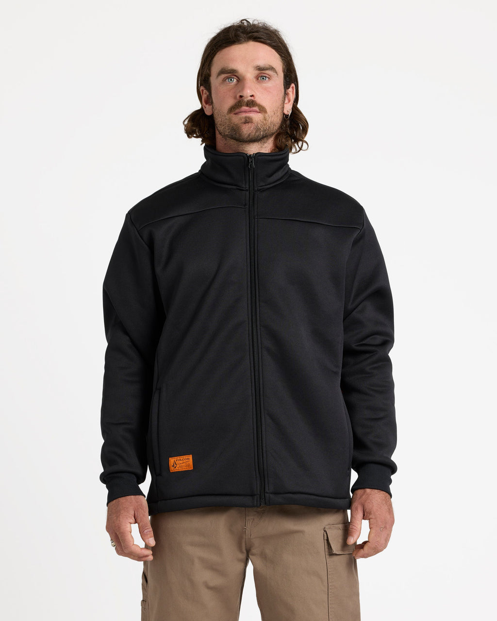 Mens Workwear Bonded Fleece Jacket