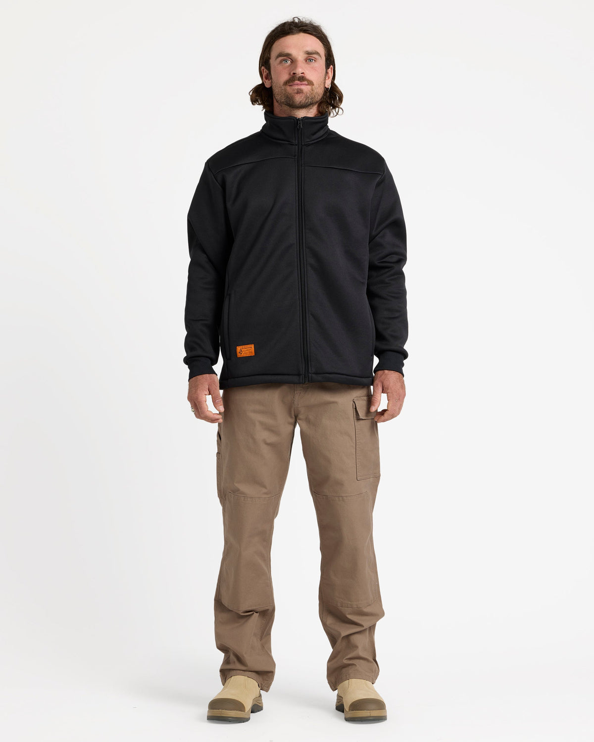 Mens Workwear Bonded Fleece Jacket