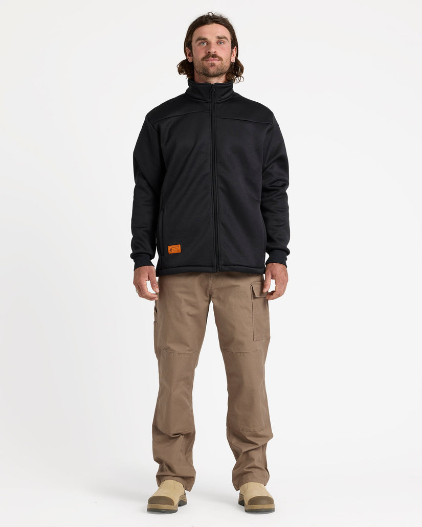 Mens Workwear Bonded Fleece Jacket