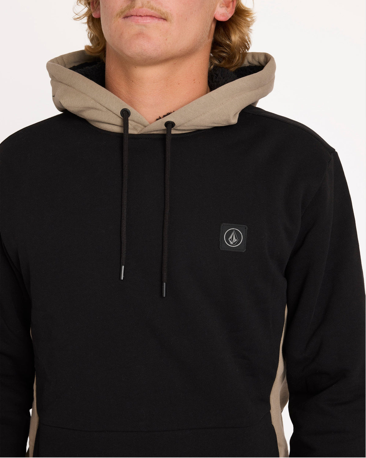 Mens Single Stone Hooded Fleece