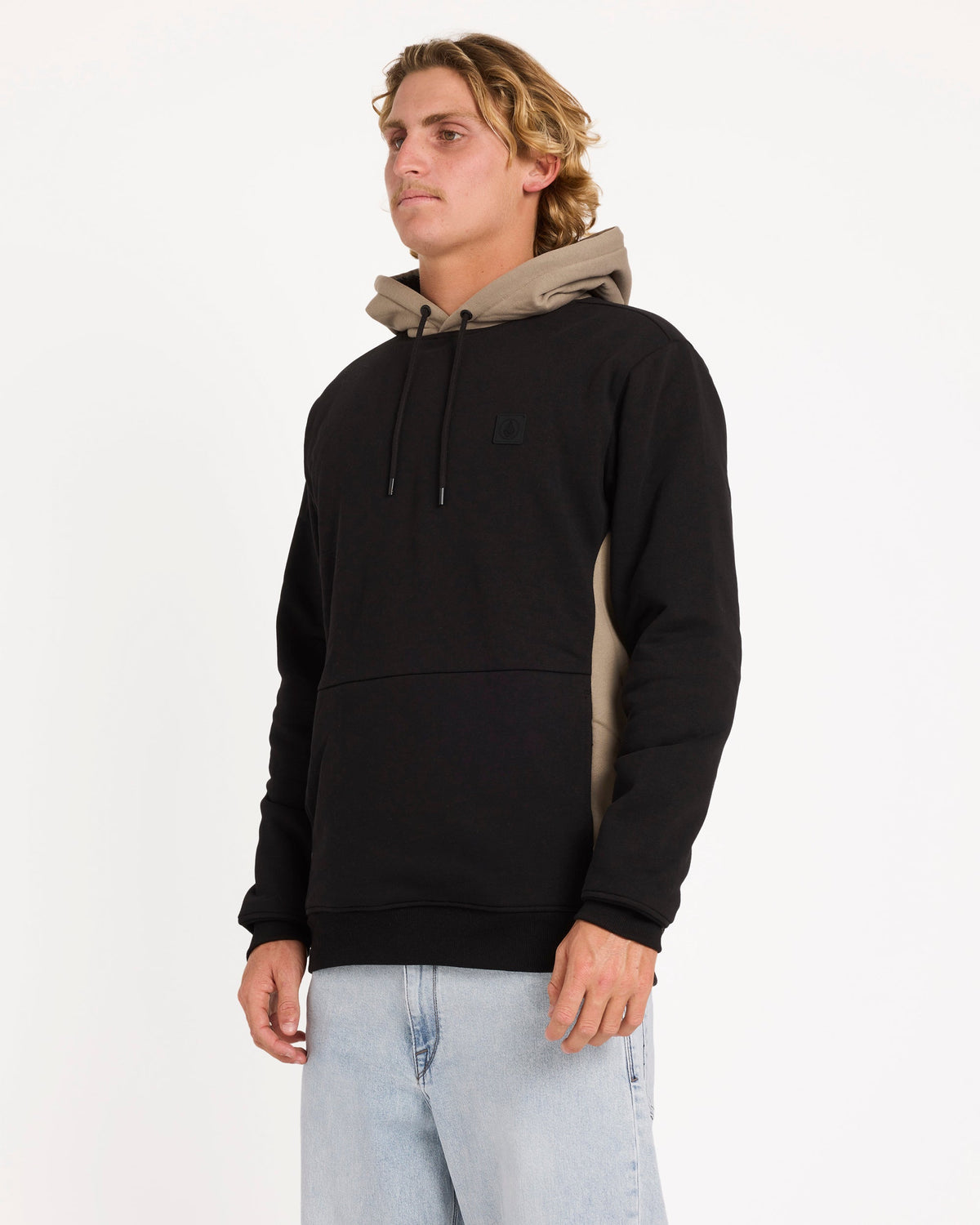 Mens Single Stone Hooded Fleece