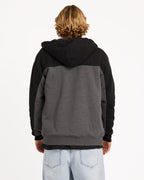 Mens Division Lined Zip Up Hoodie
