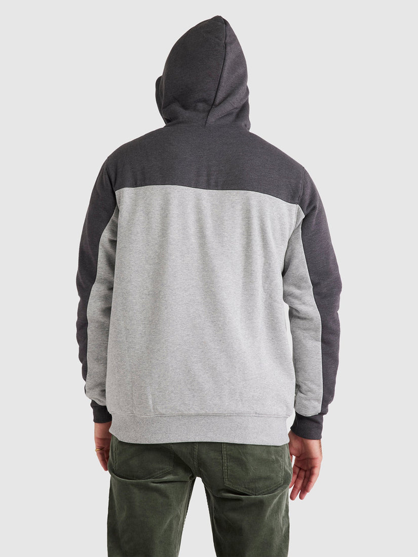 Mens Division Lined Zip Up Hoodie