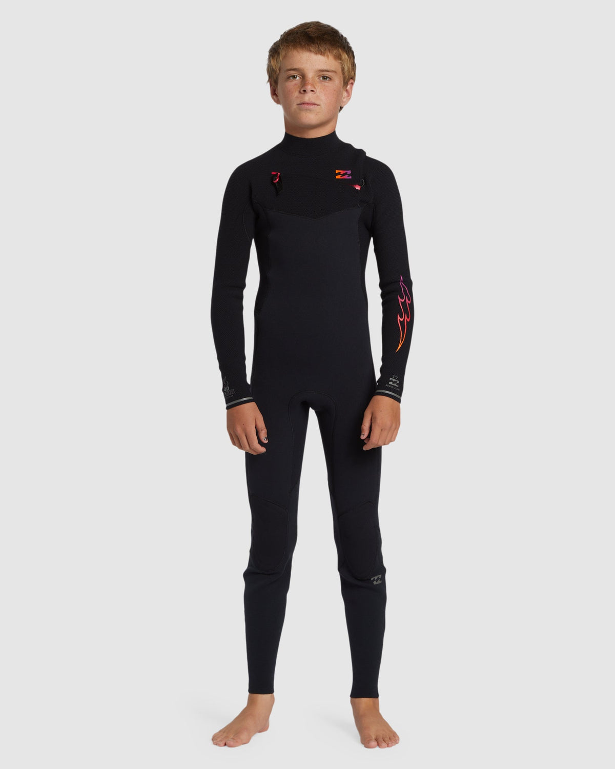 Boys 8-16 3/2mm Revolution Steamer Chest Zip Wetsuit