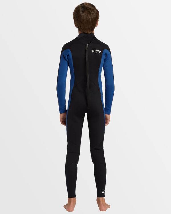 Boys 6-16 3/2mm Foil Back Zip Steamer Wetsuit