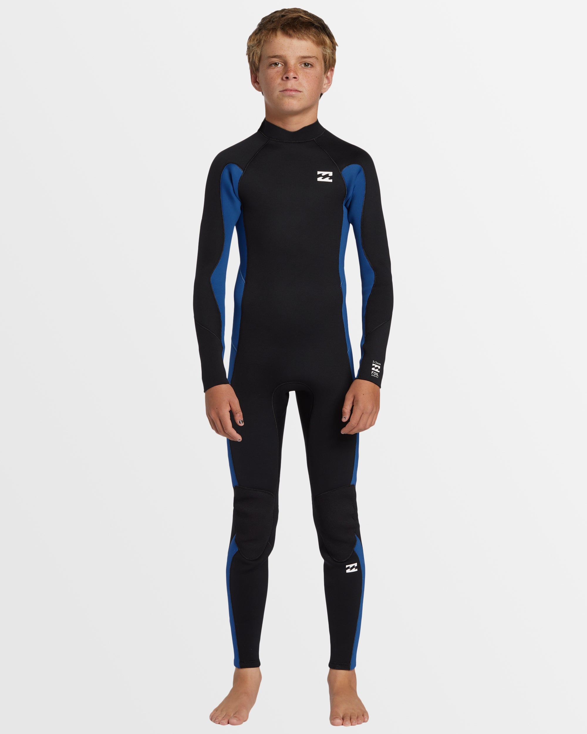 Boys 6-16 3/2mm Foil Back Zip Steamer Wetsuit